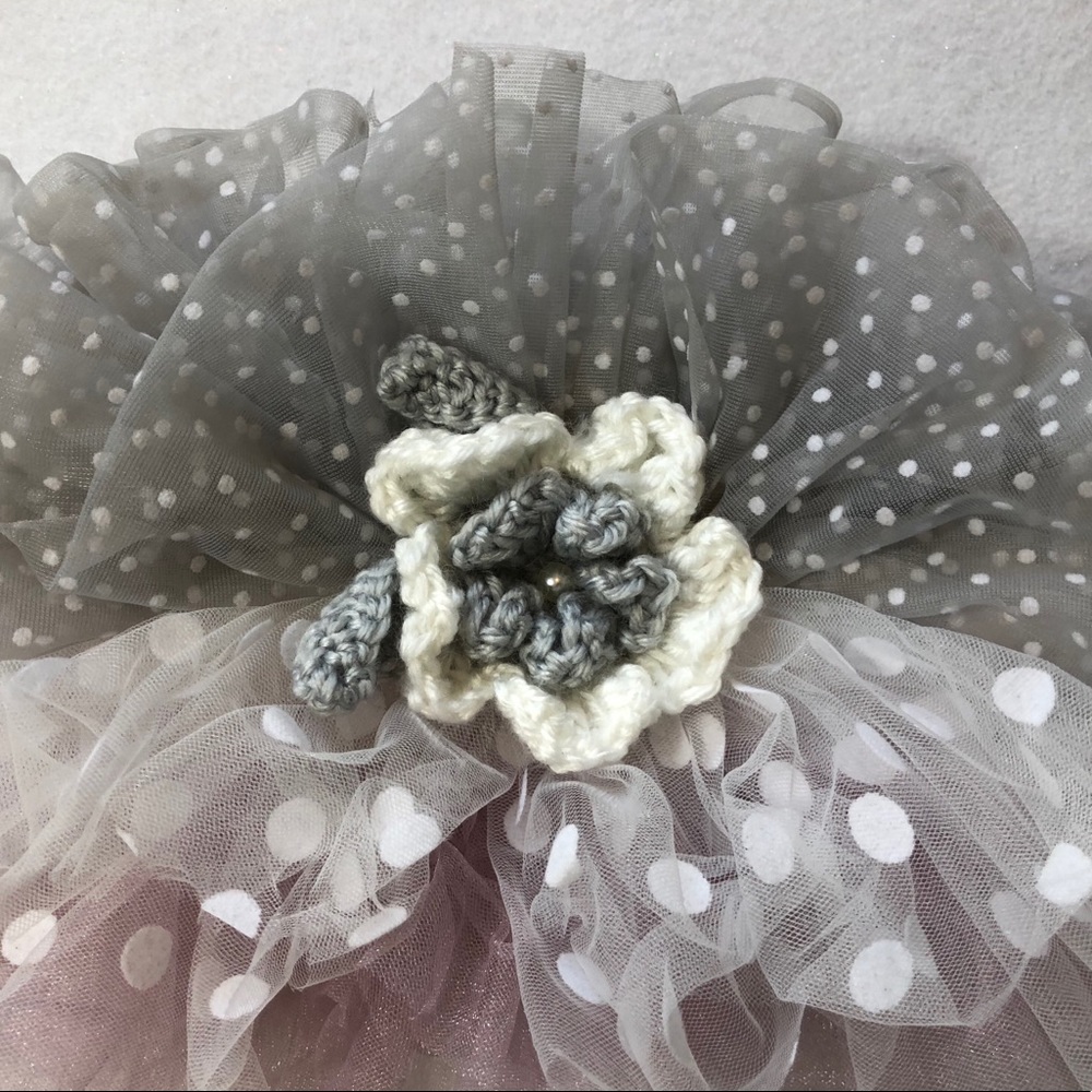 🎈3/$15 0-6 months, Delicate TuTu in Pinks & gray - Picture 4 of 7